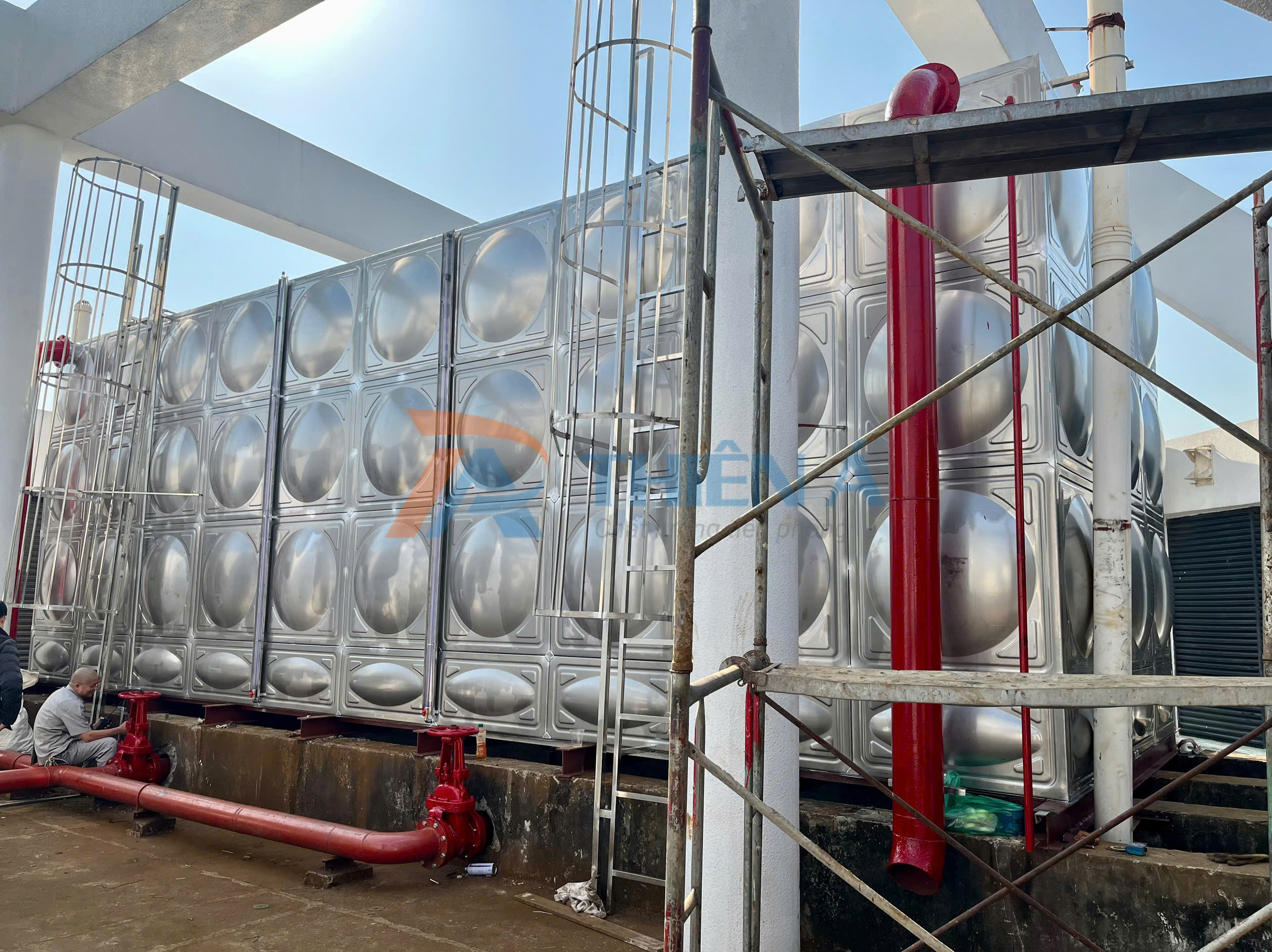 lắp đặt bể nước ngầm