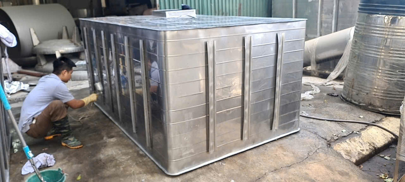  bề nước ngầm inox 4000l
