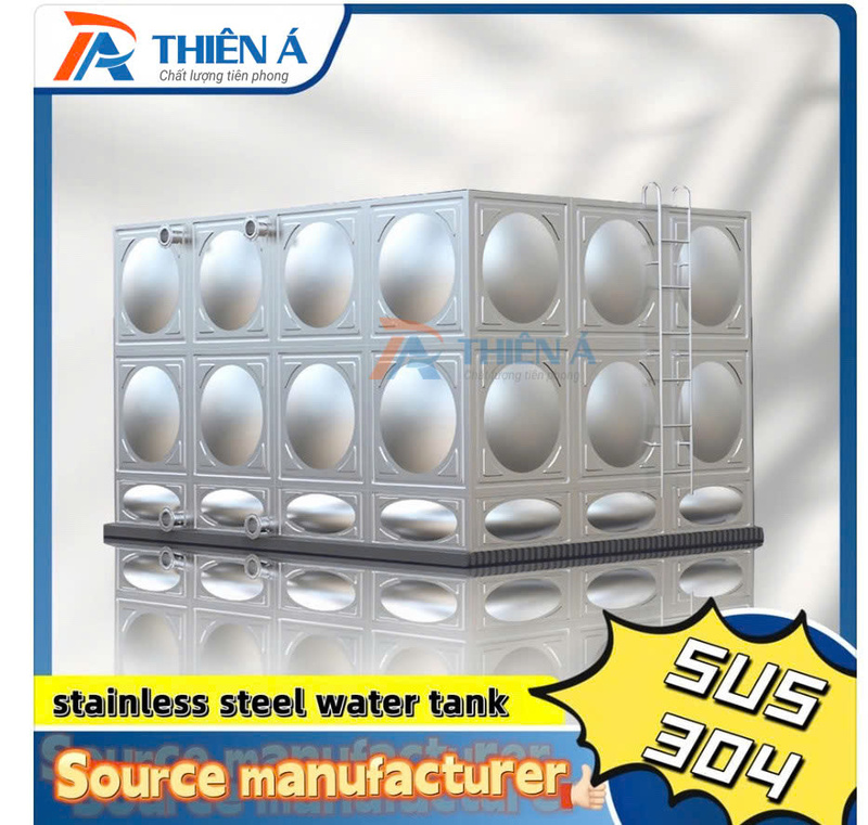  bể nước lắp ghép inox 304