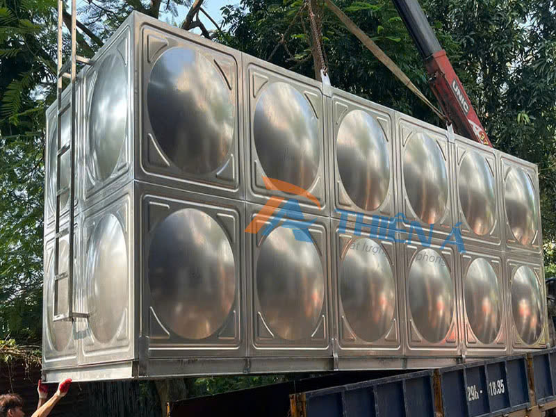  bồn inox lắp ghép 100m3