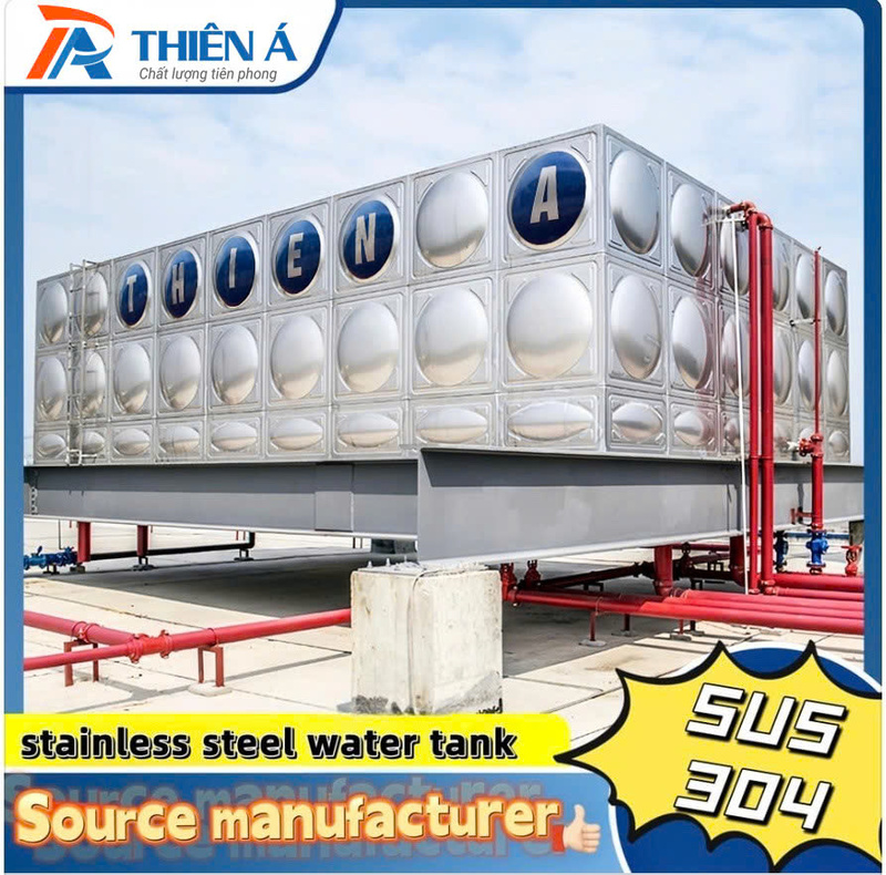 Nơi chuyên bán bồn inox lắp ghép 100m3